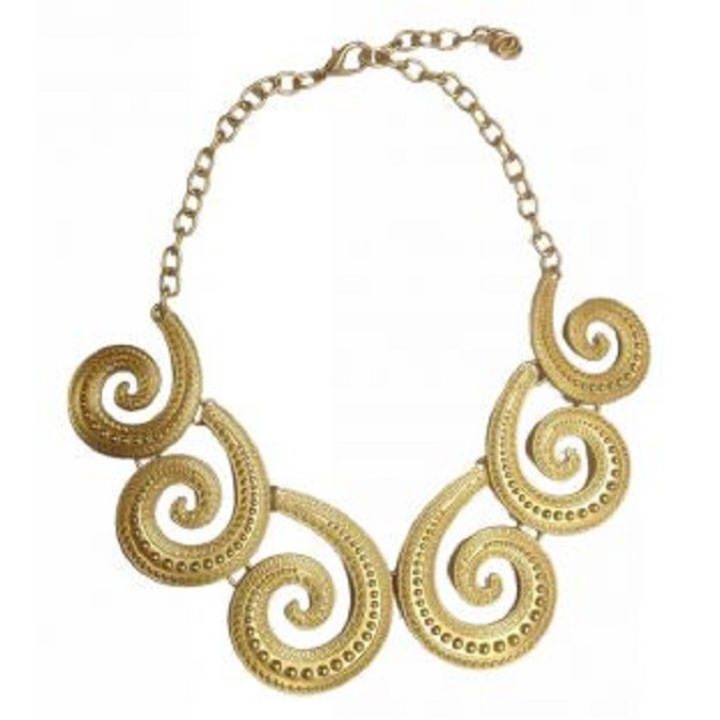 Colier Kostibas 1012-531X, Archaioelleniko, Metalic, Auriu