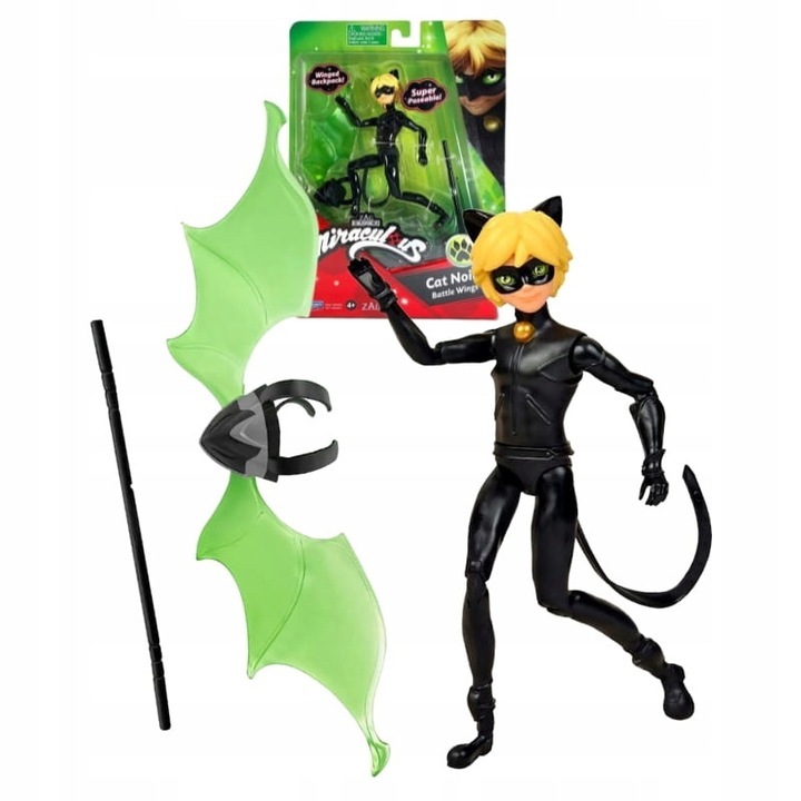 Комплект фигурка Черна котка с аксесоари, Playmates Toys, 23x17.7x5.2см, Многоцветен