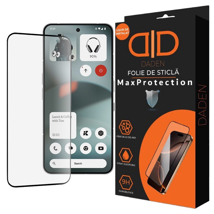 Folie Sticla pentru Nothing Phone (3) Daden MaxProtection, Full Cover, Protectie Profesionala, Ultra Rezistenta, Calitate Premium, Transparenta