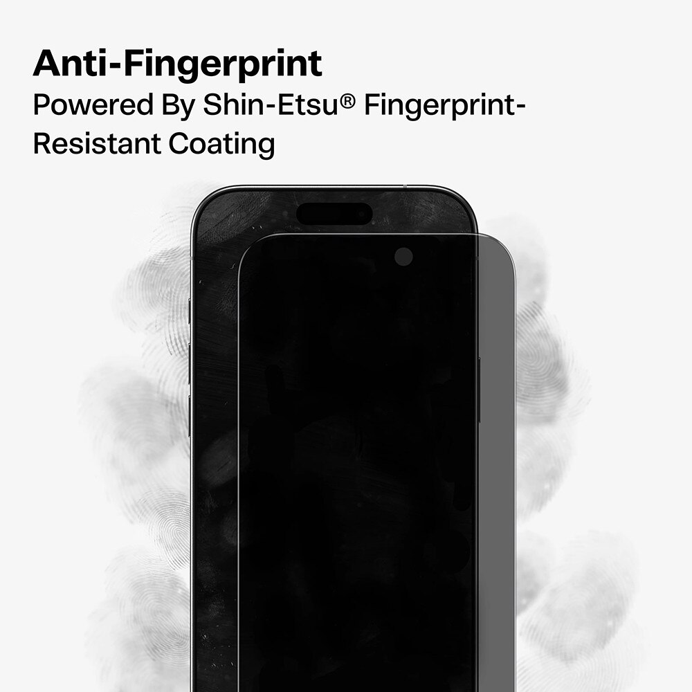 Folie Protectie Compatibila cu GlassGo Install Master Privacy, Torras, iPhone 17 Pro - Black