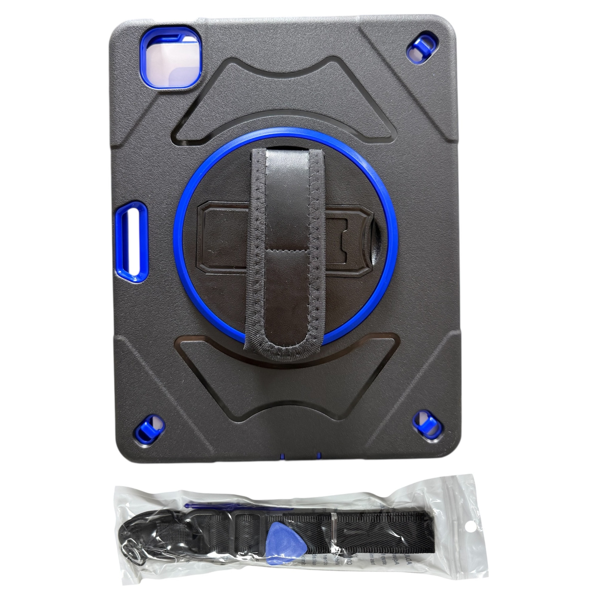 Husa compatibila cu iPad Air 4/5 10.9 (20/21) iPad Pro 11 (18/20/21) Negru-Albastru
