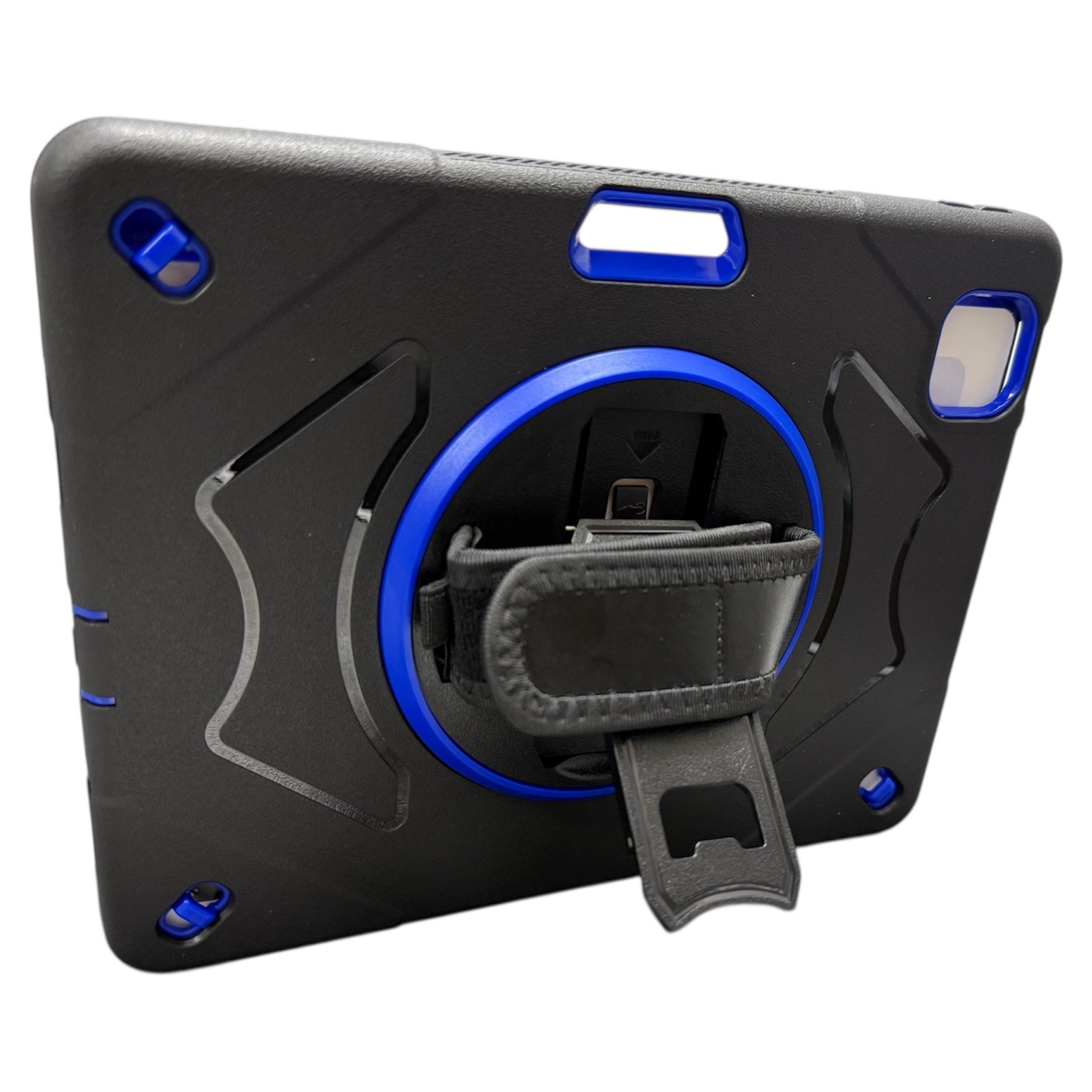 Husa compatibila cu iPad Air 4/5 10.9 (20/21) iPad Pro 11 (18/20/21) Negru-Albastru