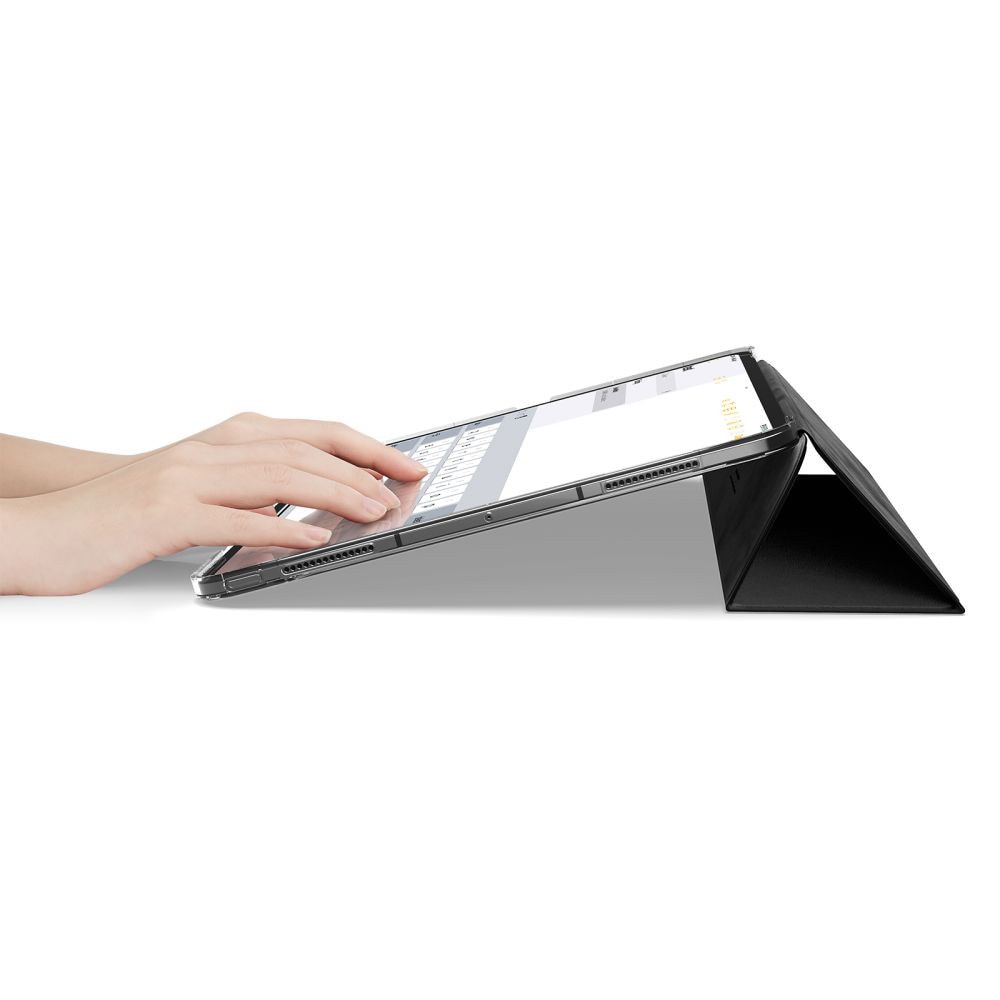 Husa pentru iPad Pro 13 (2024) / iPad Pro 13 (2025) - Spigen Liquid Air Folio - Black