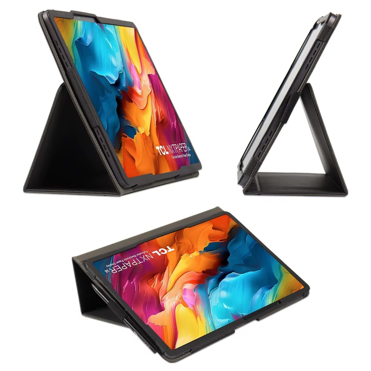 Husă pentru tabletă EtuiTab cu suport, maner, negru, 14 "3"