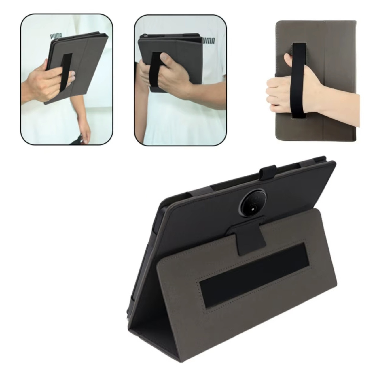 Husă pentru tabletă EtuiTab cu suport, maner, negru, 14 "3"