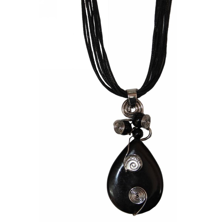 Colier dama, Kostibas Fashion, negru