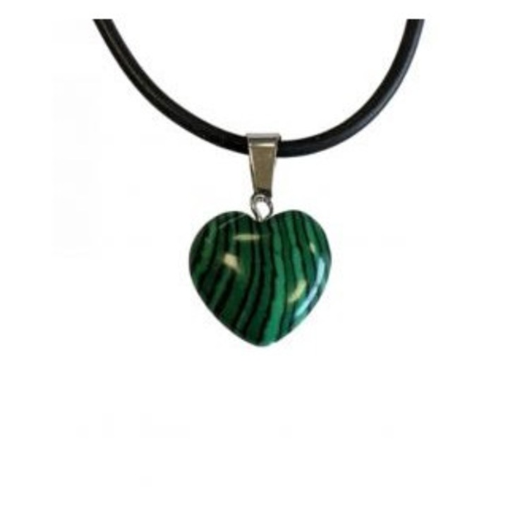 Pandantiv dama, Kostibas Fashion, Model Inima, Verde