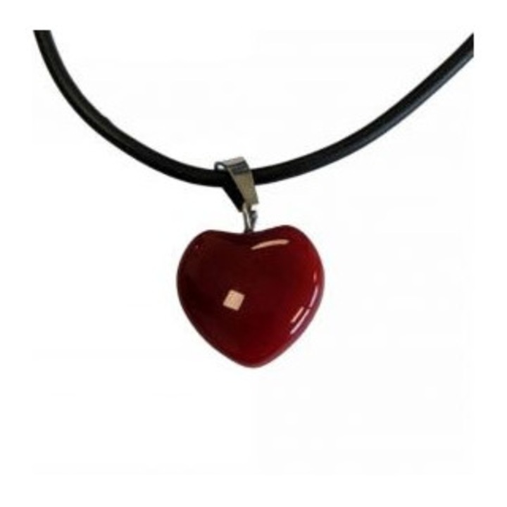 Pandantiv dama, Kostibas Fashion, Model Inima, Rosu