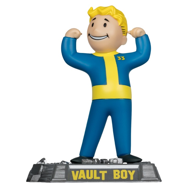 Figurina McFarlane Vault Boy, 12, 7 cm, pozitie de lupta, pentru băieți