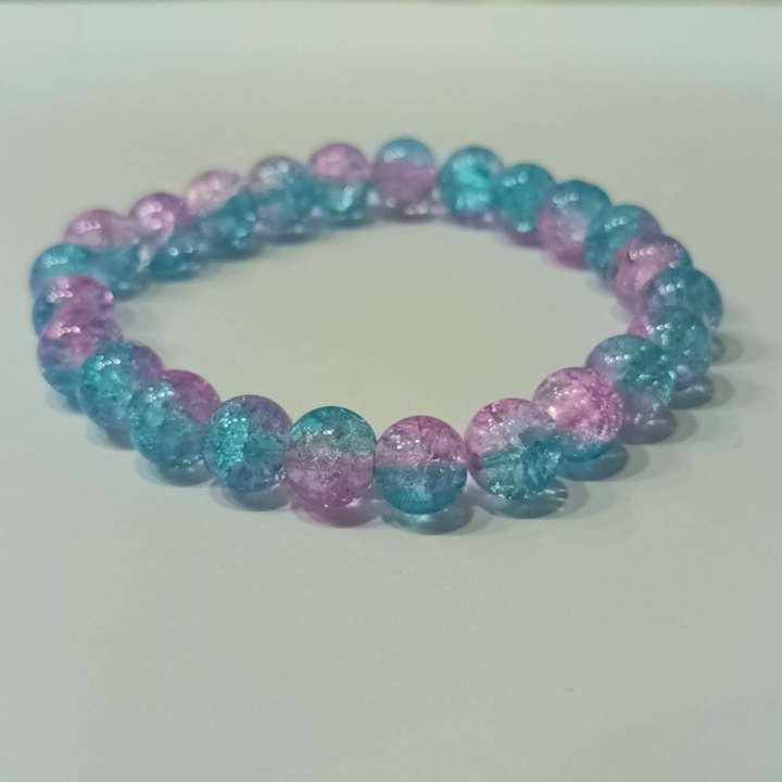 Bratara dama Kostibas Fashion, albastru\roz