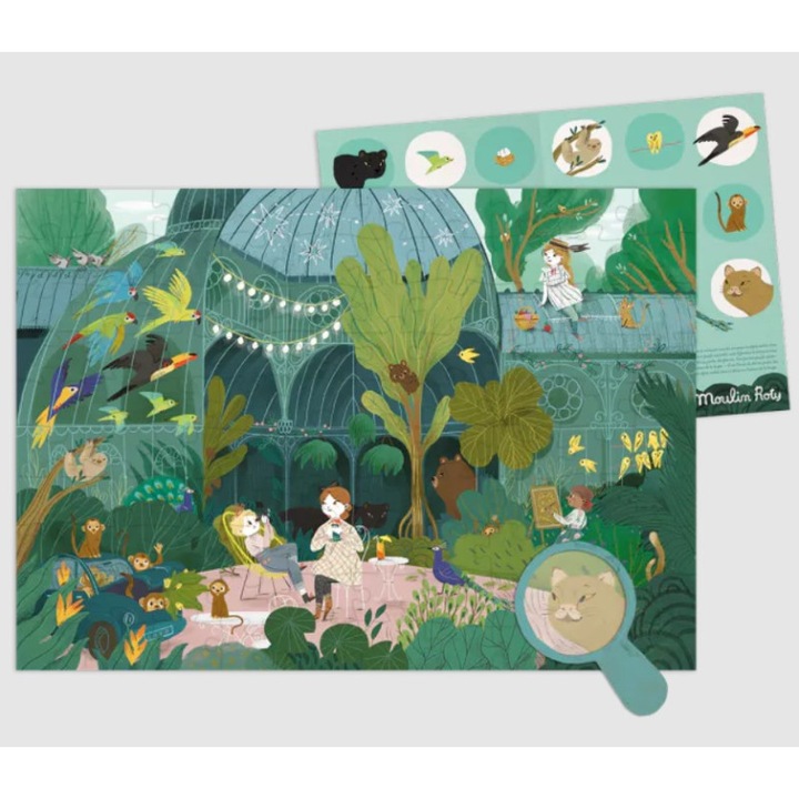 Puzzle Intre plante, Moulin Roty, Wisdom