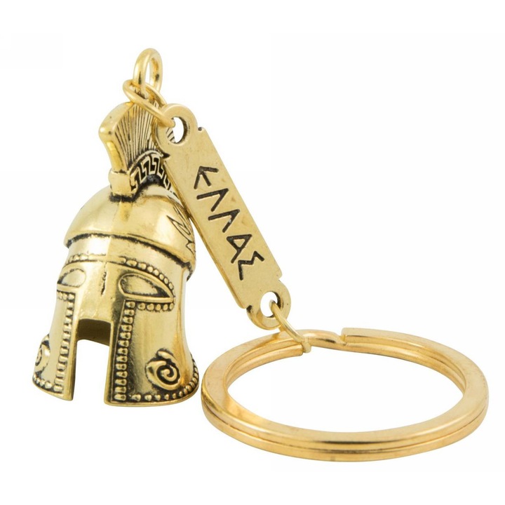 Breloc Kostibas, model 6212-604X, metalic, auriu