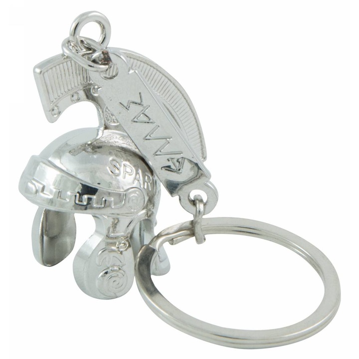 Breloc Kostibas, model 6212-601A, metalic, argintiu