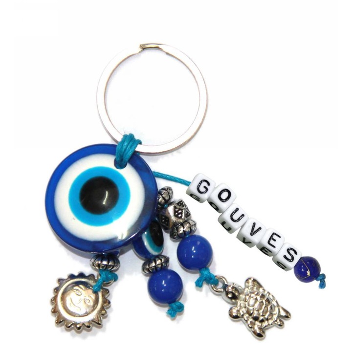 Breloc Kostibas, model 6229-643BH, metalic, albastru