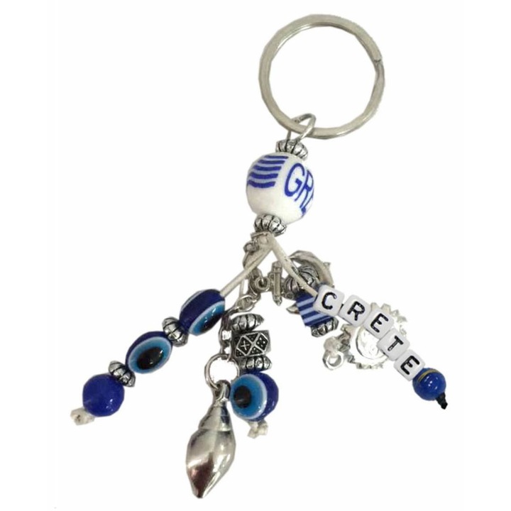 Breloc Kostibas, model 6229-625BA, metalic, albastru