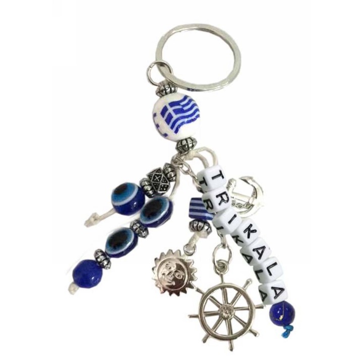 Breloc Kostibas, model 6229-624OC, albastru