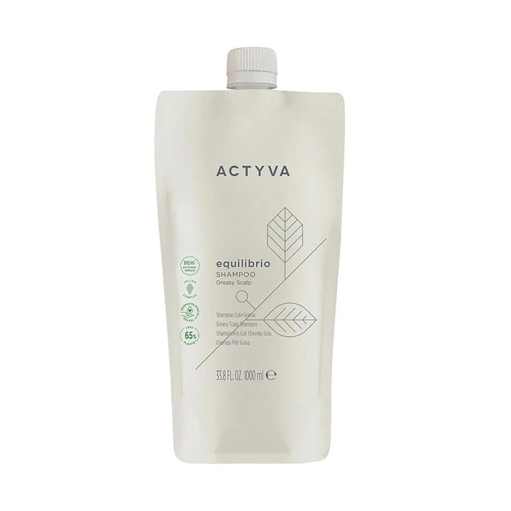 Sampon pentru echilibrare scalp Kemon Actyva Equilibrio, 1000 ml Refill