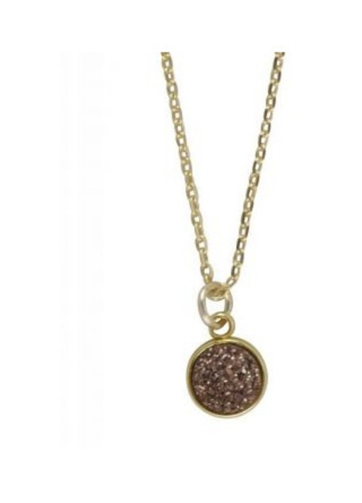 Colier Kostibas, model 1013-616R, Otel, Motiv, Roz