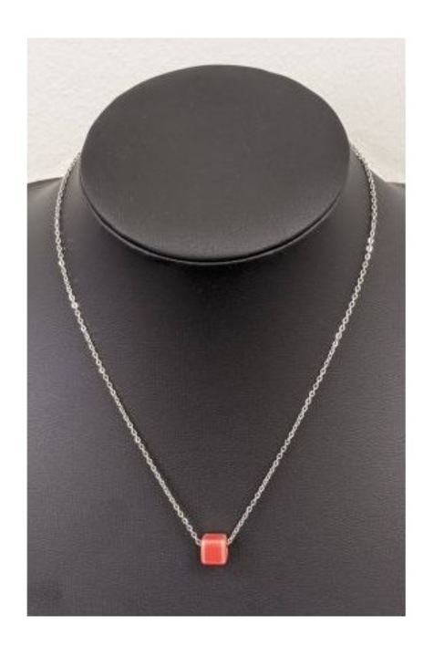 Colier Kostibas, model 1013-866AQ, portocalie, otel