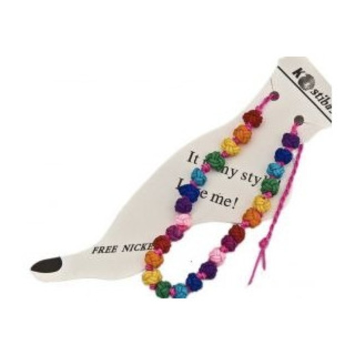 Bratara de picior dama Kostibas Fashion, multicolor