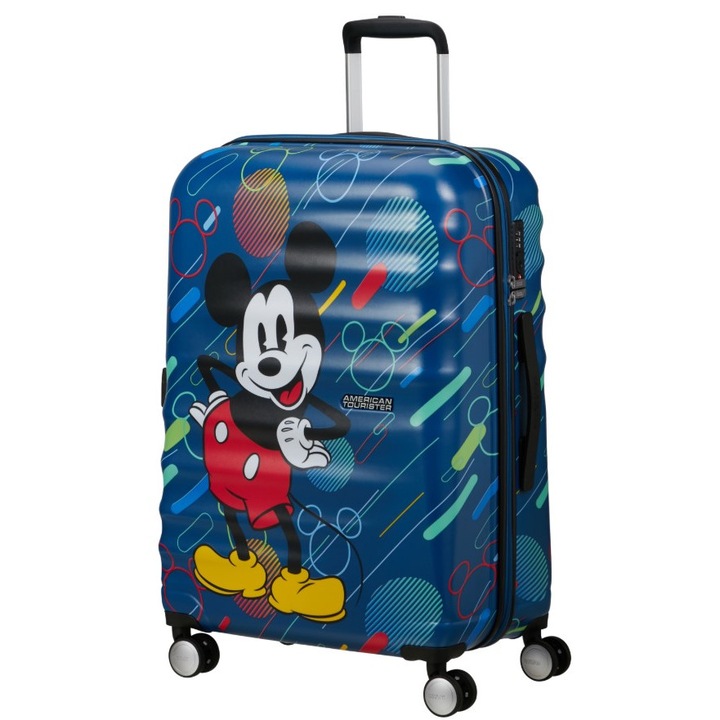 Troler American Tourister Disney Wavebreaker, 67cm, Sklere, Mple