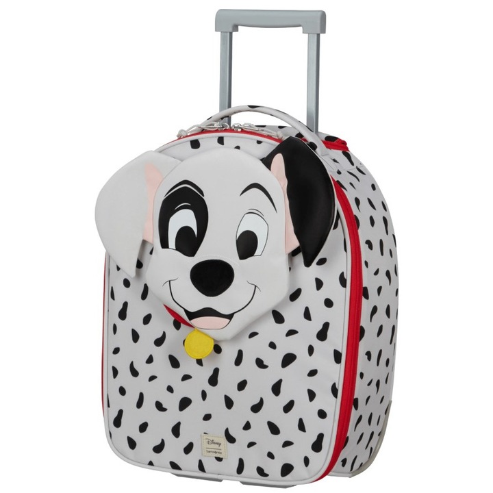 Troler Samsonite Happy Sammies Disney, 23L, alb/ negru