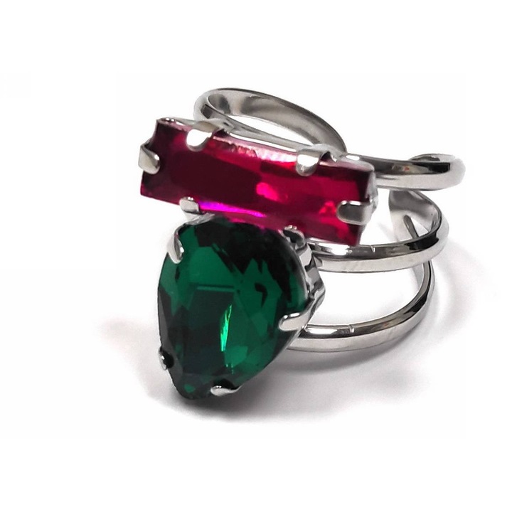 Inel dama, argintiu, Karma 2332-045A