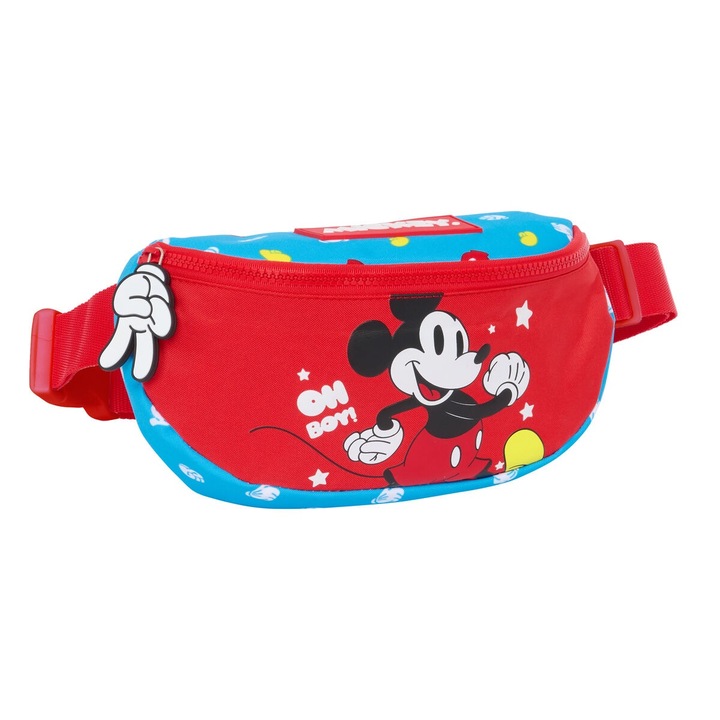 Borseta Mickey Mouse "Oh Boy", rosu