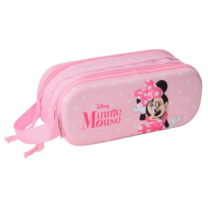 Penar Safta Minnie Mouse, roz, 22x10x5cm