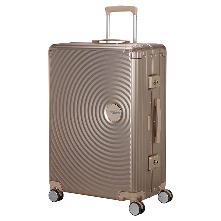Troler American Tourister Soundbox Alu, Aluminiu, 155711-1133
