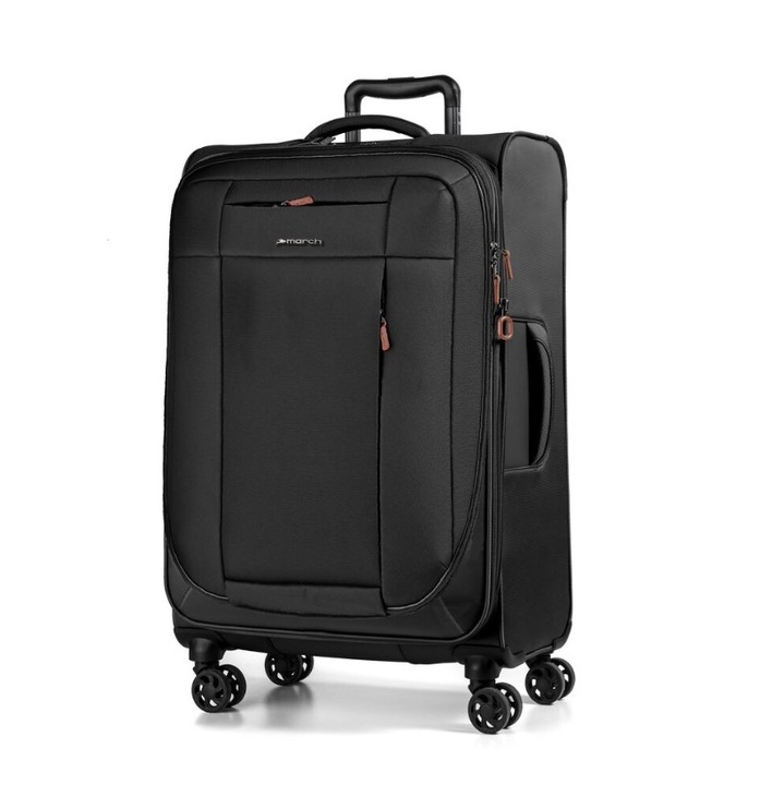 Troler March Wall Street, Balitsa Mesaia, 55x35x20cm, negru