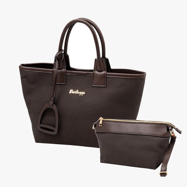 Geanta dama Bartuggi, model 718-86017, din dermatina, cu manerewqfwqd