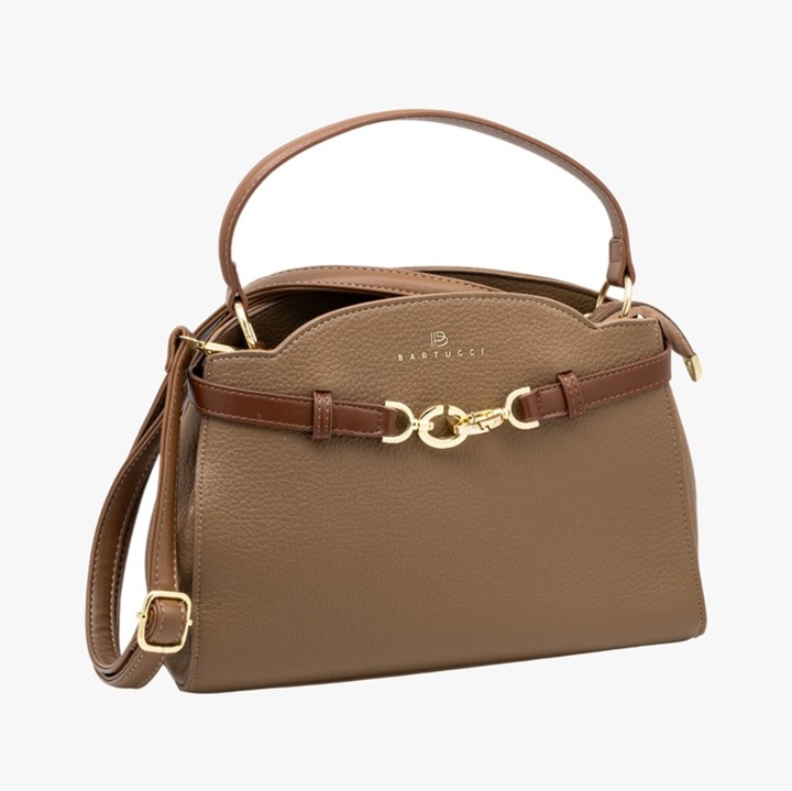 Geanta dama Bartuggi 718-6625, taupe, din dermatine