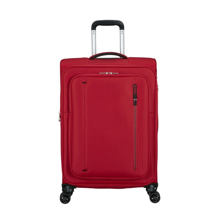 Troler American Tourister Cloudrider Spinner, 55x40x20cm, rosu