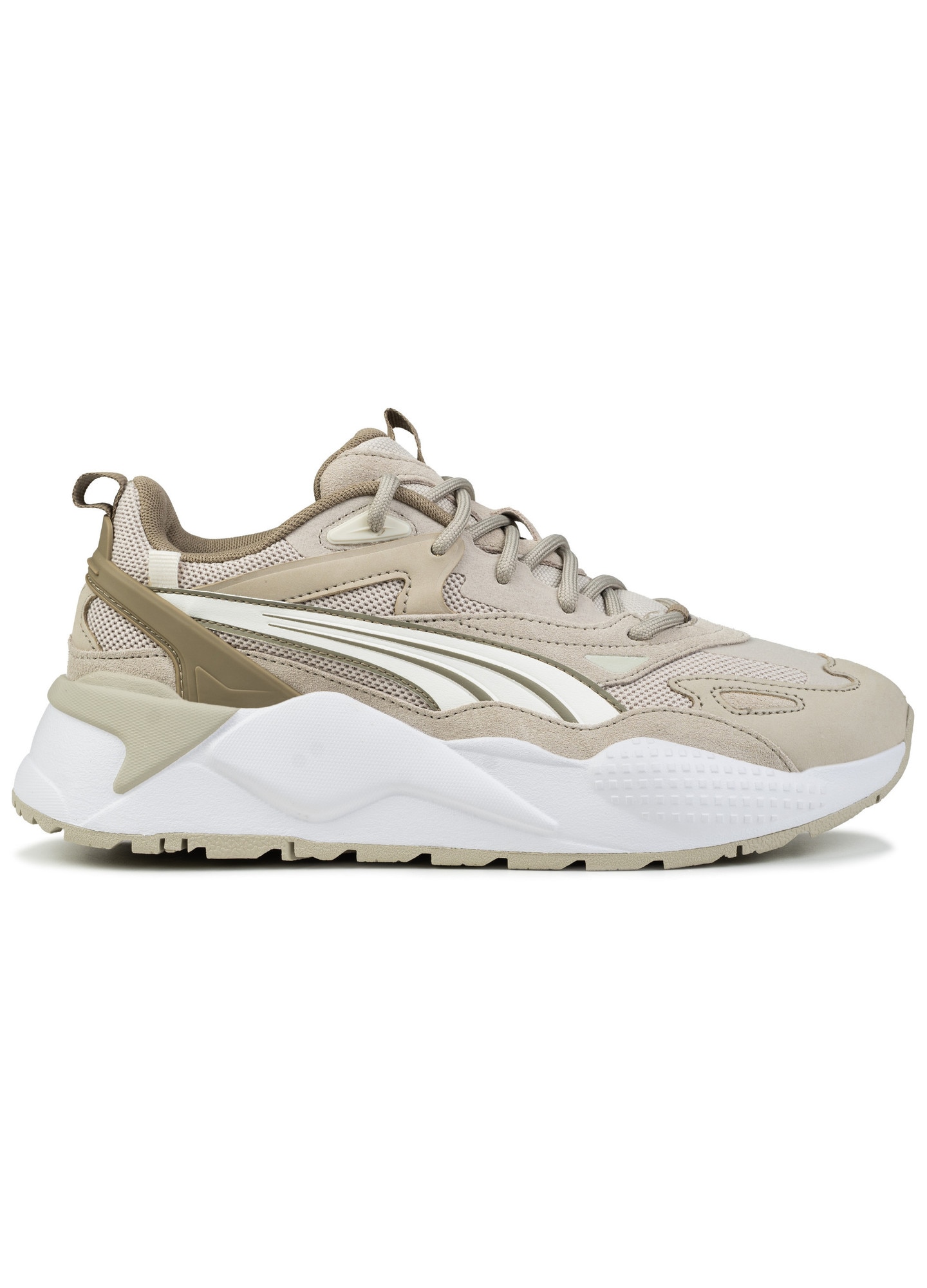 Tenisi barbati Puma RS-X Efekt PRM, bej, piele intoarsa si piele
