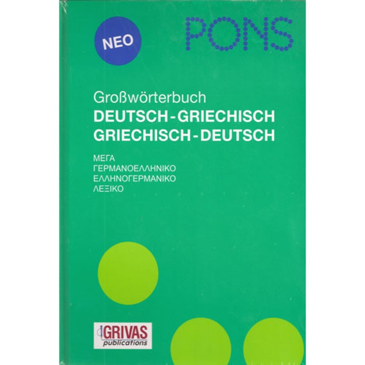 Großwörterbuch Deutsch - Griechisch, Griechisch - Deutsch, PONS