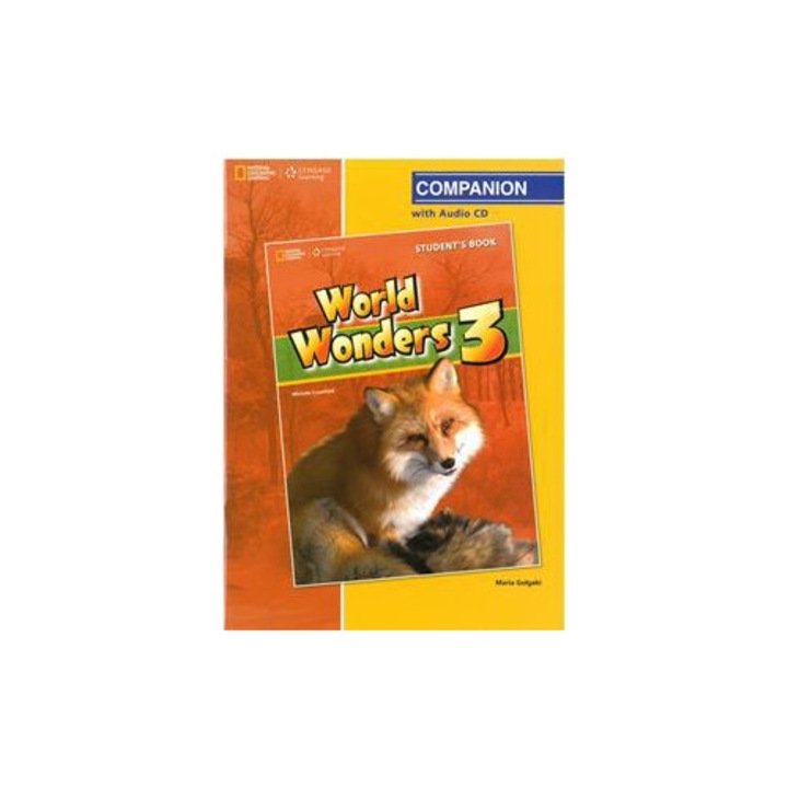 World Wonders 3 Companion, New Editions, set cu CD, 12 unitati didactice, 6 recapitulari
