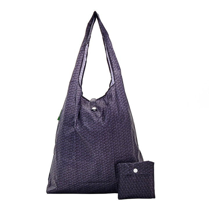 Geanta dama Eco Chic, Black Disrupted Cubes, dimensiuni nedefinite