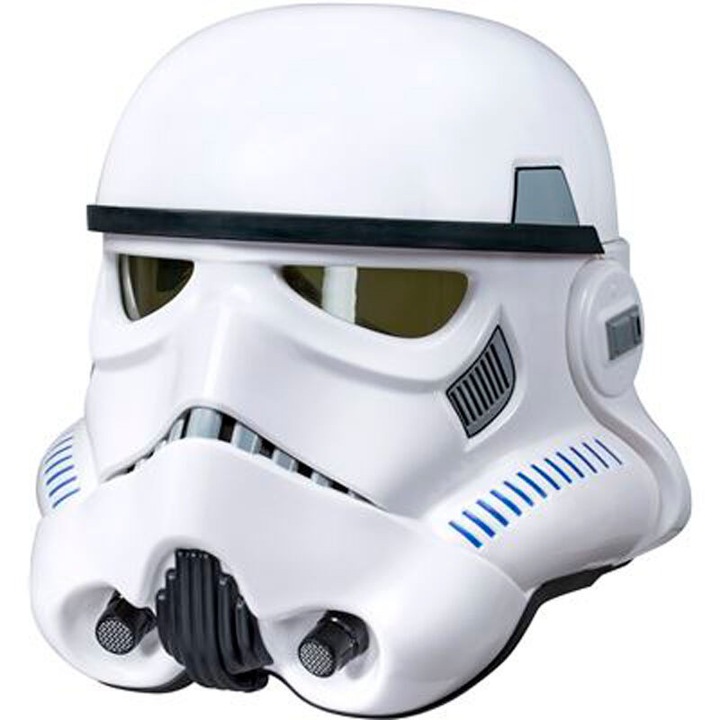 Figurina Star Wars R1, Hasbro, Casca electronica Imperial Stormtrooper, Alb