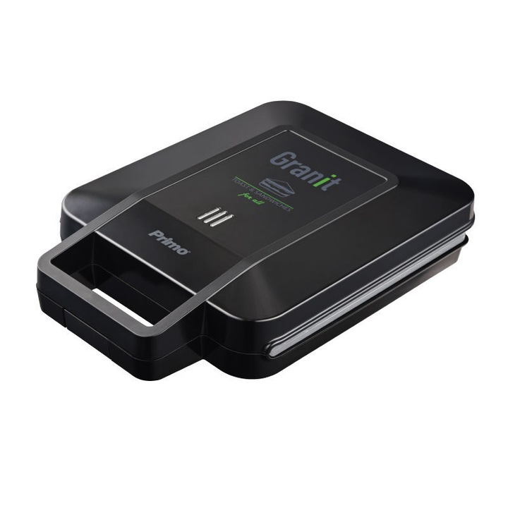 Prajitor de paine PRIMO, 4 feli, placi ceramice "marmura", 1200W, 23.4x23.4cm