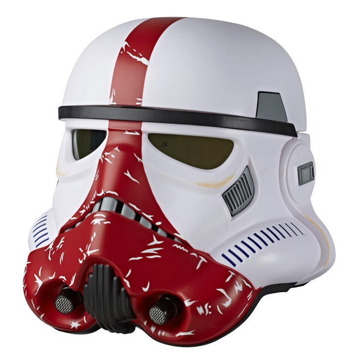 Star Wars figura, Hasbro, Incinerator Stormtrooper elektronikus sisak, 8+ év, hangtorzítás