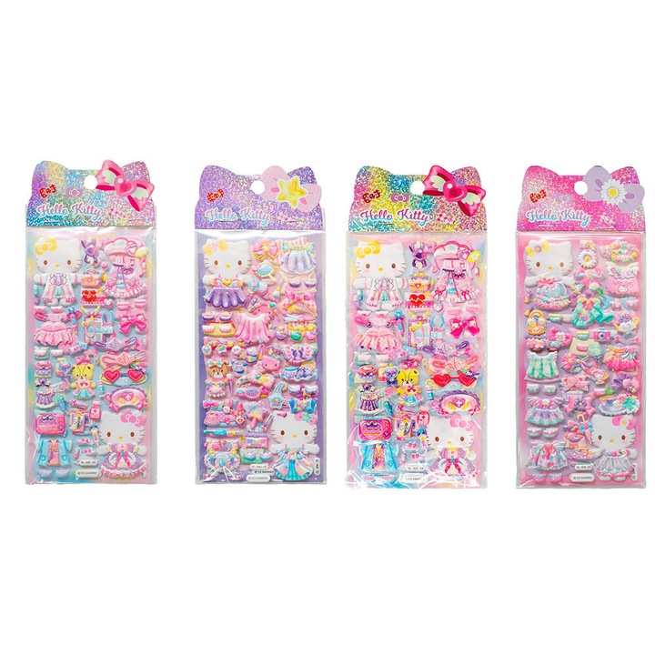 Set stickere decorative Hello Kitty, 20 teme, 10x25cm