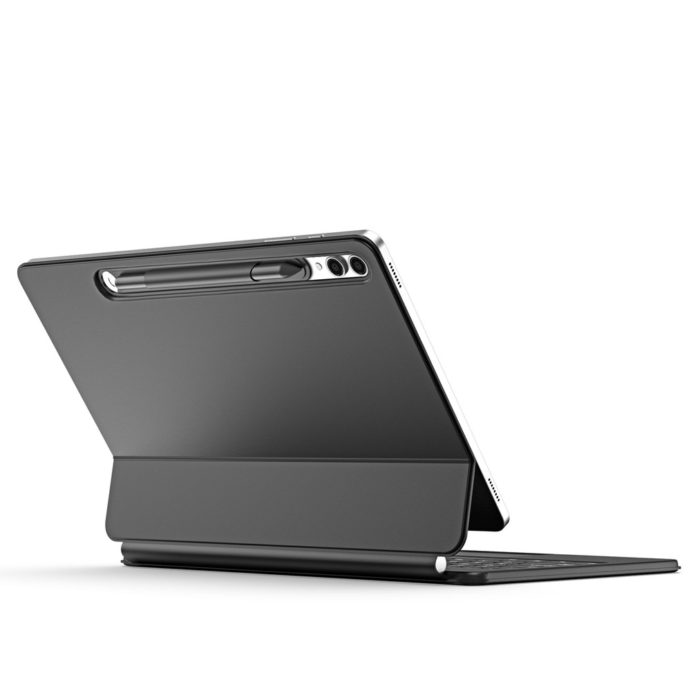 Husa cu tastatura Dux Ducis MK Series compatibila cu Samsung Galaxy Tab S9 Plus / Tab S8 Plus / Tab S7 Plus, 12.4 inch, Negru