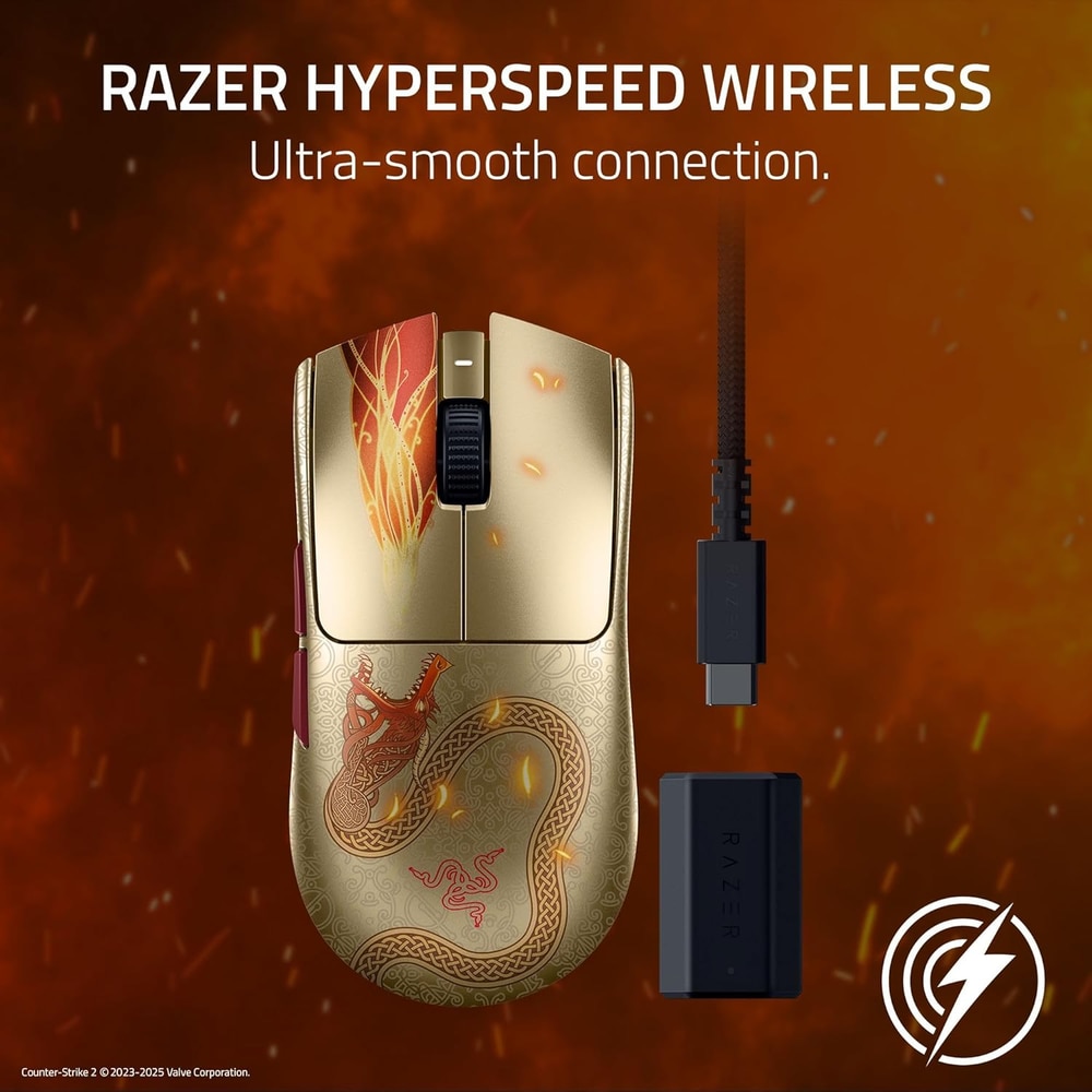 Mouse Gaming Wireless Razer Viper V3 Pro Counter Strike 2 Edition