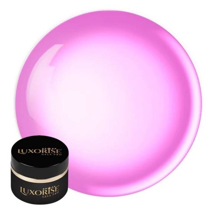 Gel Constructie RevoFlex GlassStyle LUXORISE, 15ml - Twilight Petal