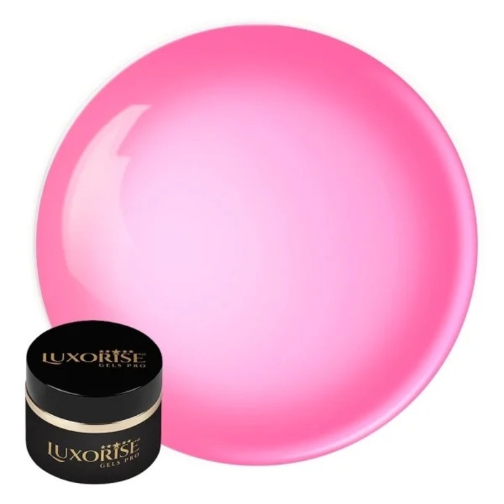 Gel Constructie RevoFlex GlassStyle LUXORISE, 15ml - Berry Giggles