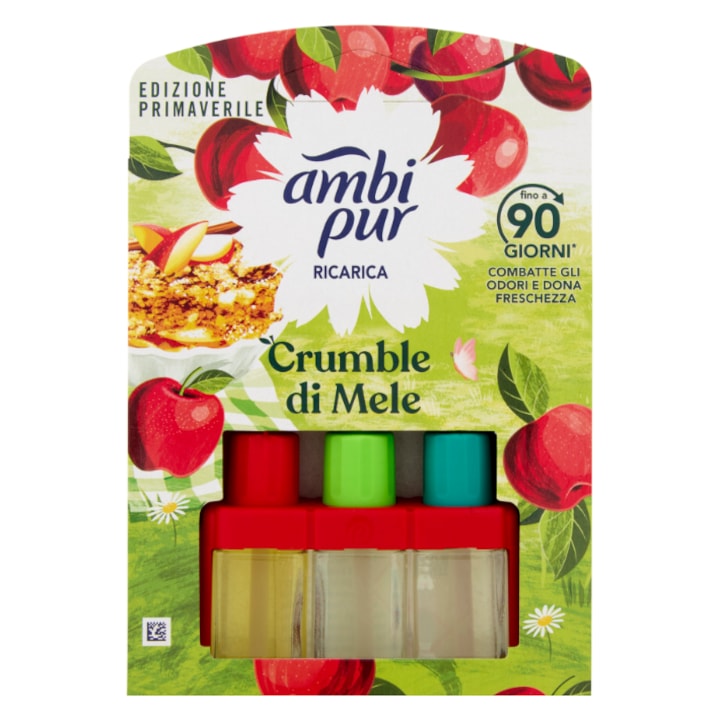 Резерва за ароматизатор за въздух Febreze 3Volution Crumble di Mele, 1x20ml