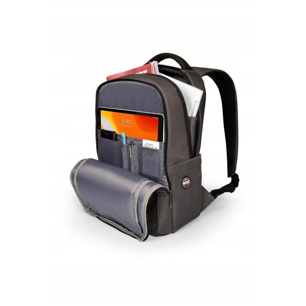 Rucsac laptop Port Designs Boston gri 13-14", 18l, 31x23x49cm