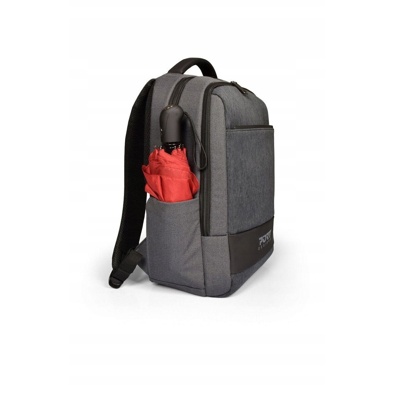 Rucsac laptop Port Designs Boston gri 13-14", 18l, 31x23x49cm