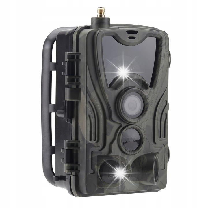 Камера за наблюдение Denver WCL-8040, GSM 4G, 30 Mpx, 2K, нощно виждане, комплект с LTE и WiFi модул